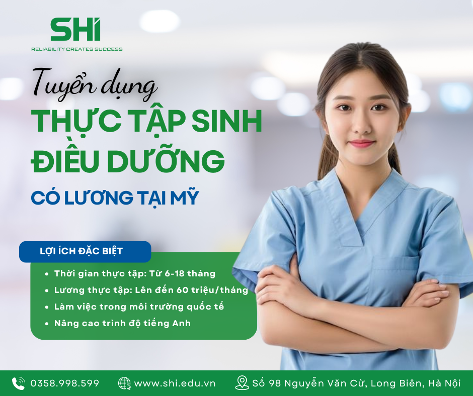 Thực tập sinh điều dưỡng tại Mỹ: Cơ hội nghề nghiệp tiềm năng 